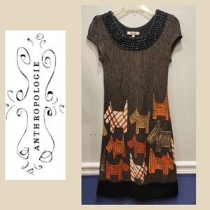Sz Small Aryeh x Anthropologie Scottie Sweater Dress
